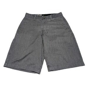 Volcom Men's Shorts Size‎ 28 Gray  Flat Front Chino Golf Short Pockets